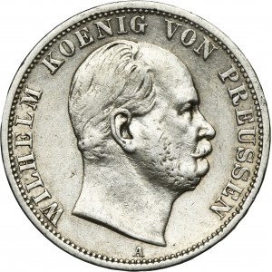 Nemecko, Pruské kráľovstvo, William I, Thaler Berlin 1871 A