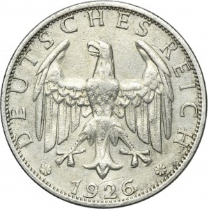 Nemecko, Weimarská republika, 2 marky Berlín 1926 A