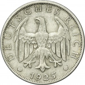 Germany, Weimar Republic, 2 Mark Berlin 1925 A
