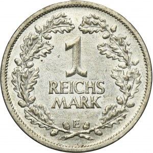 Germany, Weimar Republic, 1 Mark Muldenhütten 1925 E