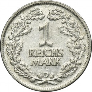 Germany, Weimar Republic, 1 Mark Munich 1925 D