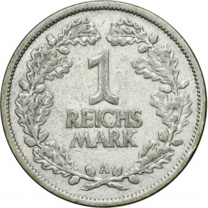 Germany, Weimar Republic, 1 Mark Berlin 1925 A