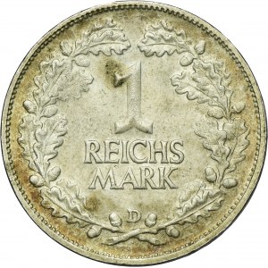 Germany, Weimar Republic, 1 Mark Munich 1925 D