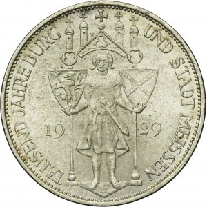 Germany, Weimar Republic, 3 Mark Muldenhütten 1929 E