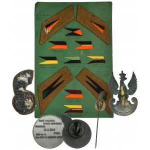 PSZnZ, Set of Pennants and Decorations 1st Armored Division