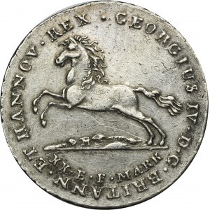 Nemecko, Hannoverské kráľovstvo, Juraj IV., 16 dobrých grošov Clausthal 1824