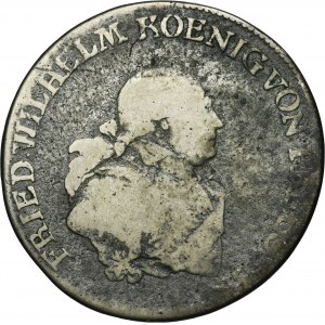 Germany, Kingdom of Prussia, Freidrich Wilhelm II, 1/3 Thaler Königsberg 1789 E