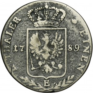 Germany, Kingdom of Prussia, Freidrich Wilhelm II, 1/3 Thaler Königsberg 1789 E
