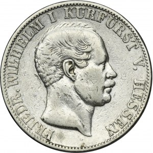 Germany, Electorate of Hesse, Friedrich Wilhelm I, Thaler Darmstadt 1855