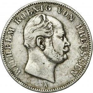 Germany, Kingdom of Prussia, Wilhelm I, Thaler Berlin 1861 A