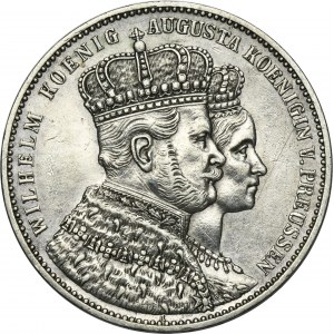 Germany, Kingdom of Prussia, Wilhelm I, Crown Thaler Berlin 1861