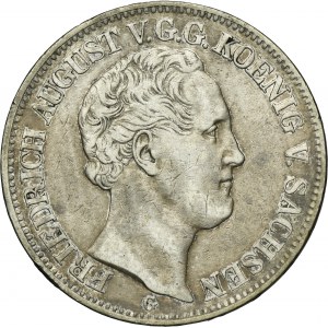 Germany, Kingdom of Saxony, Friedrich August II, Thaler Dresden 1839 G