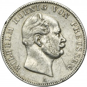 Germany, Kingdom of Prussia, Wilhelm I, Thaler Berlin 1863 A