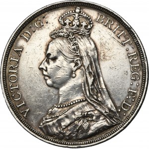 Great Britain, Victoria, 1 Crown London 1887