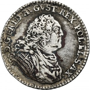 Augustus III of Poland, 1/6 Thaler Dresden 1763 FWôF