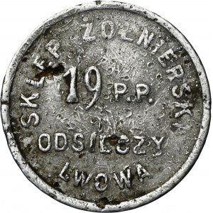 Magasin de soldats 19 Régiment d'Infanterie du Secours de Lviv, 1 zloty Lviv