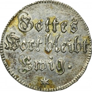 Allemagne, Ville d'Ulm, 1/2 Ducat en argent Ulm 1717