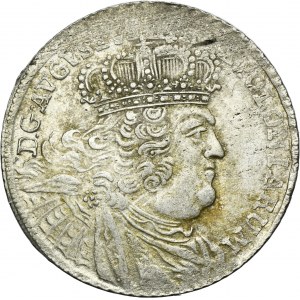 Augustus III of Poland, 8 Groschen Leipzig 1753 - without EC