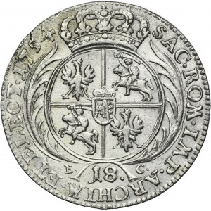 August III Sas, Ort Leipzig 1754 EC