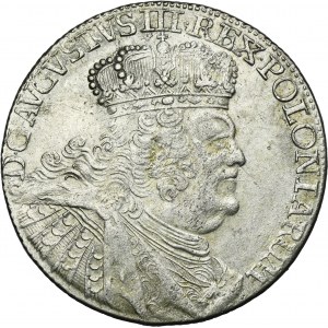 Augustus III of Poland, 18 Groschen Leipzig 1755 EC