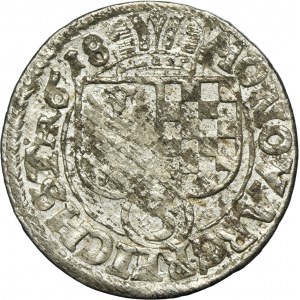 Silesia, Duchy of Liegnitz-Brieg-Wohlau, Johann Christian and Georg Rudolf, 3 Kreuzer Reichenstein 1618 HR