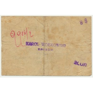 Kraków, Kawiarnia Esplanade, 1 korona 1919 - stempel 1916