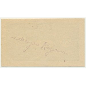 Kraków, Księgarnia S.A. Krzyżanowski, 2 korony 1919 - numerator wysoki