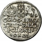 Sigismund III Vasa, 3 Groschen Krakau 1605