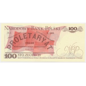 100 złotych 1976 - DH - rzadsza seria