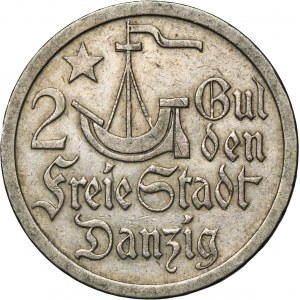 Free City of Danzig, 2 gulden 1923