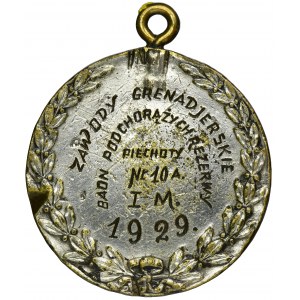 Medal for First Place in the Grenadier Competition - Reserve Infantry Cadet Battalion No. 10 A