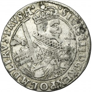 Sigismund III Vasa, 1/4 Thaler Bromberg 1623 - PRVS M