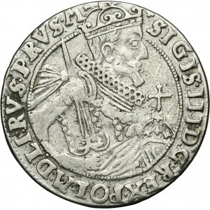 Sigismund III Vasa, 1/4 Thaler Bromberg 1624 - PRVS M