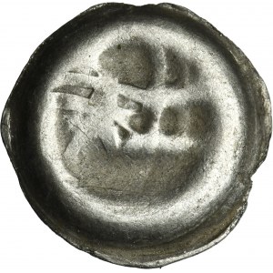 Silesia, Duchy of Schweidnitz, Sigismund of Luxembourg, Albrecht or Ladislaus Posthumus, Hohlpfennig Schweidnitz 1414-1448 - head to the right