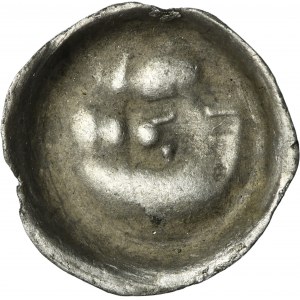 Silesia, Duchy of Schweidnitz, Sigismund of Luxembourg, Albrecht or Ladislaus Posthumus, Hohlpfennig Schweidnitz 1414-1448 - head to the right