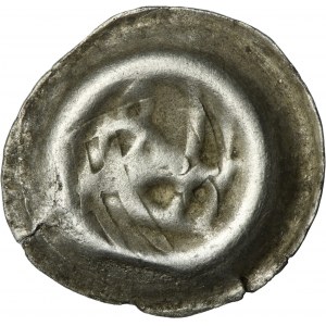 Silesia, Duchy of Schweidnitz, Sigismund of Luxembourg, Albrecht or Ladislaus Posthumus, Hohlpfennig Schweidnitz 1414-1448 - head to the right