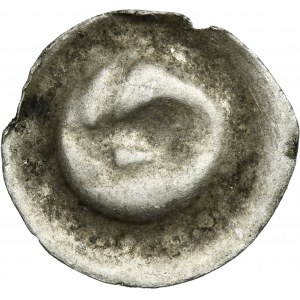 Silesia, Duchy of Schweidnitz, Sigismund of Luxembourg, Albrecht or Ladislaus Posthumus, Hohlpfennig Schweidnitz 1414-1448 - head to the right
