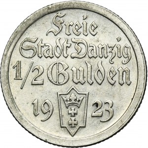 Free City of Danzig, 1/2 gulden 1923