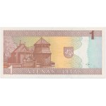 Lithuania, 1 Litas - AAA 0000593 - low serial number
