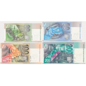 Slovakia, 20-200 Korun 2000 - commemorative note - (4 pcs.)
