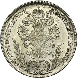 Austria, Joseph II, 20 Kreuzer Hall 1782 F