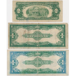 USA, set 1-2 Dollars 1923-53 (3 pcs.)