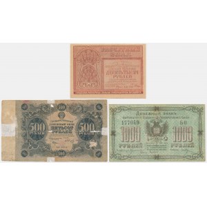 Russie, set de billets (3pc)