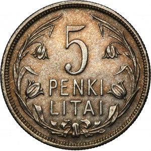Lituanie, 5 Litai Londres 1925