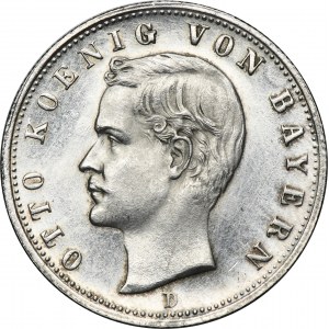 Germany, Kingdom of Bavaria, Otto, 2 Mark Munich 1902 D