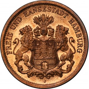 Germany, Medal 100 Years of the Hamburg 1975
