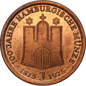 Germany, Medal 100 Years of the Hamburg 1975