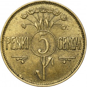 Lithuania, 5 Centai Birmingham 1925