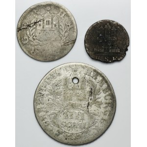 Set, Germany, Free City of Hamburg, Seschling and Schilling (3 pcs.)