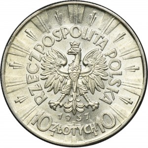 Piłsudski, 10 złotych 1937